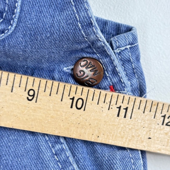 VTG 90s Big Mac Denim Overalls 4T Vestbak Made in USA Retro Classic Toddle Time - Picture 8 of 11